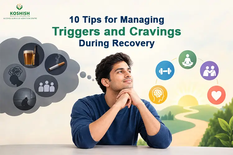 10 Tips for Managing Triggers and Cravings During Recovery  - Koshish Deaddiction